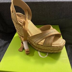 Sam Edelman Vaughn Espadrille Wedge Sandal SZ 10 NEW IN BOX